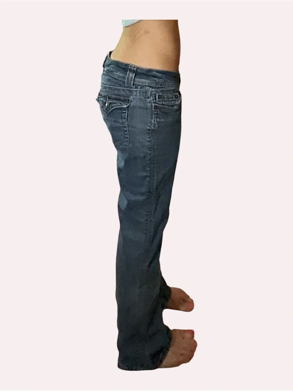 Blue Asphalt Dark Wash Bootcut Jeans